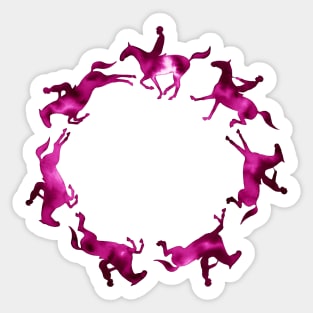 Showjumping Horse Sequence Sticker